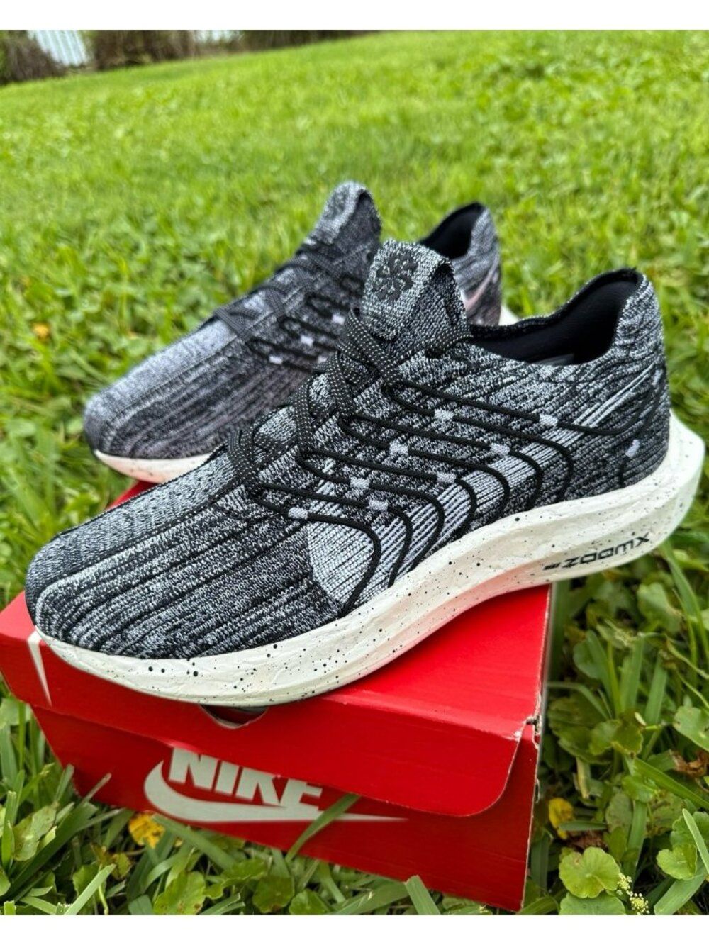 10 WOMEN’S NIKE PEGASUS TURBO NEXT NATURE BLACK WHITE DM3414-005 RUNNING